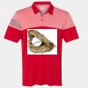 Men's Heathered 3-Stripes Colorblocked Polo Thumbnail