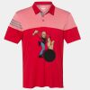 Men's Heathered 3-Stripes Colorblocked Polo Thumbnail