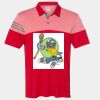 Men's Heathered 3-Stripes Colorblocked Polo Thumbnail