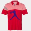Men's Heathered 3-Stripes Colorblocked Polo Thumbnail
