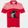 Men's Heathered 3-Stripes Colorblocked Polo Thumbnail