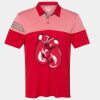 Men's Heathered 3-Stripes Colorblocked Polo Thumbnail