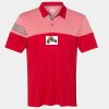 Men's Heathered 3-Stripes Colorblocked Polo Thumbnail