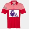 Men's Heathered 3-Stripes Colorblocked Polo Thumbnail