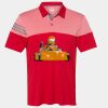 Men's Heathered 3-Stripes Colorblocked Polo Thumbnail