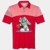 Men's Heathered 3-Stripes Colorblocked Polo Thumbnail