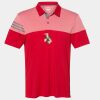 Men's Heathered 3-Stripes Colorblocked Polo Thumbnail