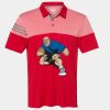 Men's Heathered 3-Stripes Colorblocked Polo Thumbnail