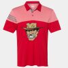 Men's Heathered 3-Stripes Colorblocked Polo Thumbnail