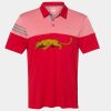 Men's Heathered 3-Stripes Colorblocked Polo Thumbnail