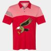 Men's Heathered 3-Stripes Colorblocked Polo Thumbnail