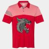 Men's Heathered 3-Stripes Colorblocked Polo Thumbnail