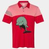Men's Heathered 3-Stripes Colorblocked Polo Thumbnail