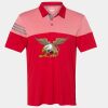 Men's Heathered 3-Stripes Colorblocked Polo Thumbnail