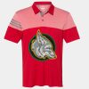 Men's Heathered 3-Stripes Colorblocked Polo Thumbnail