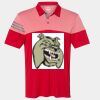 Men's Heathered 3-Stripes Colorblocked Polo Thumbnail