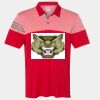 Men's Heathered 3-Stripes Colorblocked Polo Thumbnail