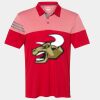 Men's Heathered 3-Stripes Colorblocked Polo Thumbnail