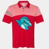 Men's Heathered 3-Stripes Colorblocked Polo Thumbnail