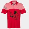 Men's Heathered 3-Stripes Colorblocked Polo Thumbnail