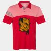 Men's Heathered 3-Stripes Colorblocked Polo Thumbnail