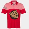 Men's Heathered 3-Stripes Colorblocked Polo Thumbnail
