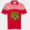 Men's Heathered 3-Stripes Colorblocked Polo Thumbnail