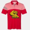 Men's Heathered 3-Stripes Colorblocked Polo Thumbnail