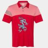 Men's Heathered 3-Stripes Colorblocked Polo Thumbnail
