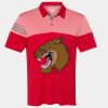 Men's Heathered 3-Stripes Colorblocked Polo Thumbnail