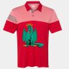 Men's Heathered 3-Stripes Colorblocked Polo Thumbnail