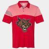 Men's Heathered 3-Stripes Colorblocked Polo Thumbnail