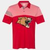 Men's Heathered 3-Stripes Colorblocked Polo Thumbnail