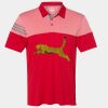 Men's Heathered 3-Stripes Colorblocked Polo Thumbnail