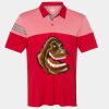 Men's Heathered 3-Stripes Colorblocked Polo Thumbnail