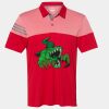 Men's Heathered 3-Stripes Colorblocked Polo Thumbnail