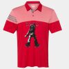 Men's Heathered 3-Stripes Colorblocked Polo Thumbnail