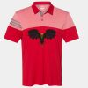 Men's Heathered 3-Stripes Colorblocked Polo Thumbnail