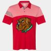Men's Heathered 3-Stripes Colorblocked Polo Thumbnail