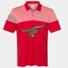 Men's Heathered 3-Stripes Colorblocked Polo Thumbnail