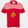 Men's Heathered 3-Stripes Colorblocked Polo Thumbnail
