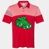 Men's Heathered 3-Stripes Colorblocked Polo Thumbnail