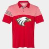 Men's Heathered 3-Stripes Colorblocked Polo Thumbnail