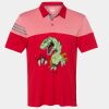 Men's Heathered 3-Stripes Colorblocked Polo Thumbnail