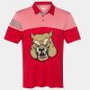 Men's Heathered 3-Stripes Colorblocked Polo Thumbnail