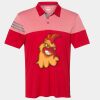 Men's Heathered 3-Stripes Colorblocked Polo Thumbnail