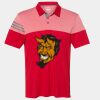 Men's Heathered 3-Stripes Colorblocked Polo Thumbnail