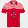 Men's Heathered 3-Stripes Colorblocked Polo Thumbnail