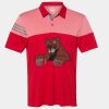 Men's Heathered 3-Stripes Colorblocked Polo Thumbnail