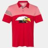 Men's Heathered 3-Stripes Colorblocked Polo Thumbnail